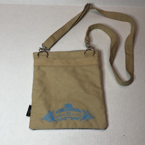 Robin Ruth California Canvas Crossbody Purse Travel Bag - Picture 2 of 7